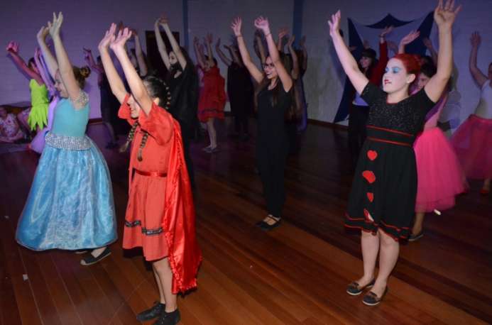Apresentação durante o evento