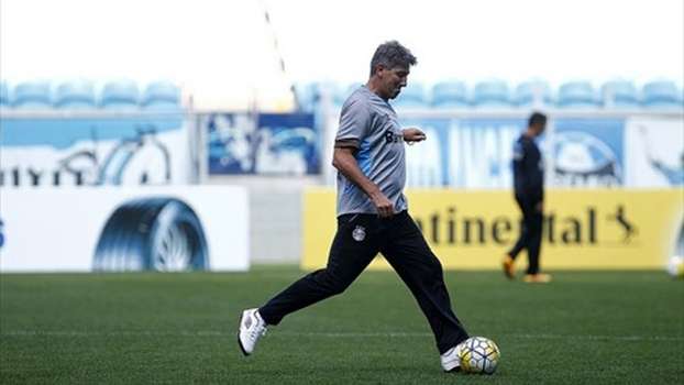 O técnico Renato Gaúcho vai estrear pelo Grêmio na noite desta quarta-feira