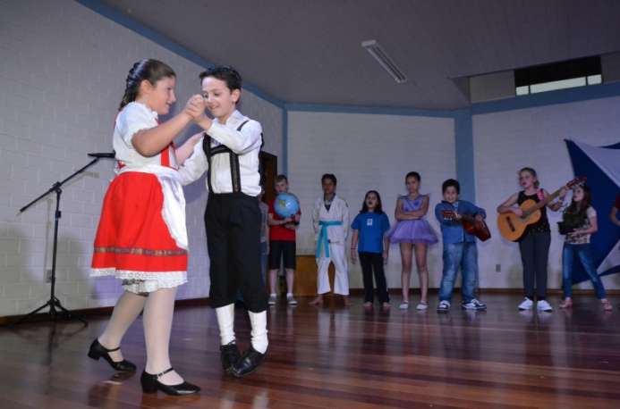 Apresentação durante o evento
