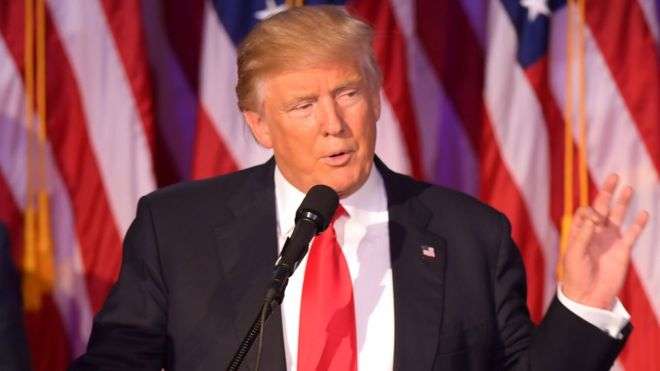 O presidente americano, Donald Trump