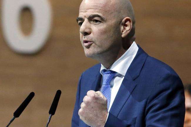 O ítalo-suíço Gianni Infantino, atual presidente da Fifa