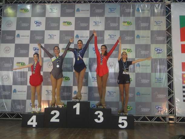 Patinadora Amanda Kroth, campeã brasileira na modalidade Solo Dance