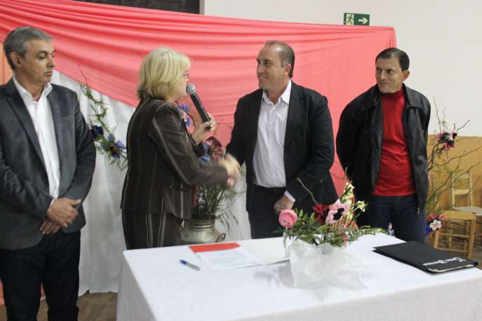 Assinatura do convênio