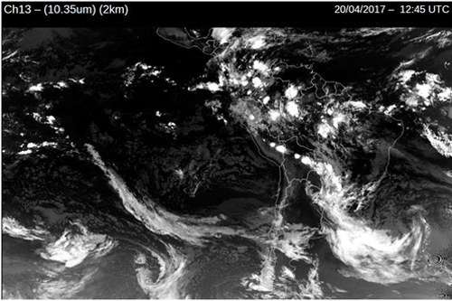 Parceria monitora o tempo e clima sobre a América do Sul