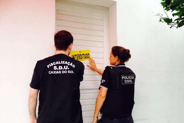 Bar foi interditado por fiscais da SMU no bairro Exposição (foto:Rodrigo Lazarotto/Divulgação)