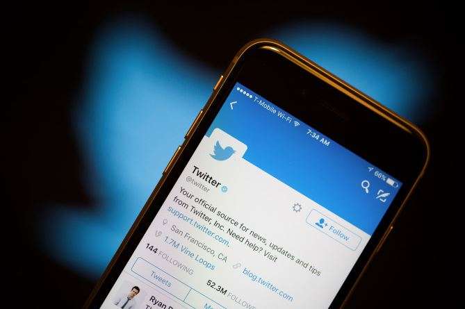 Logo da rede de microblog Twitter