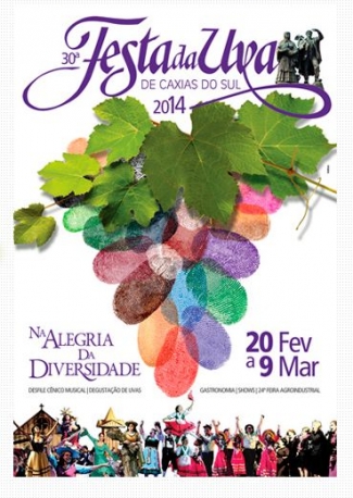 Cartaz da Festa Nacional da Uva 2014