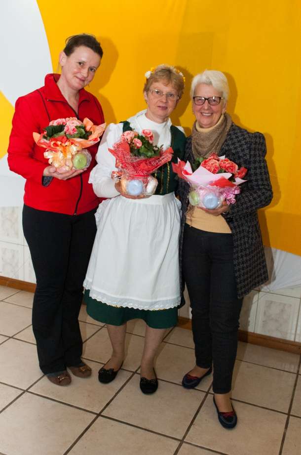Iraci Schäfer (centro) foi a vencedora do Concurso Gastronômico