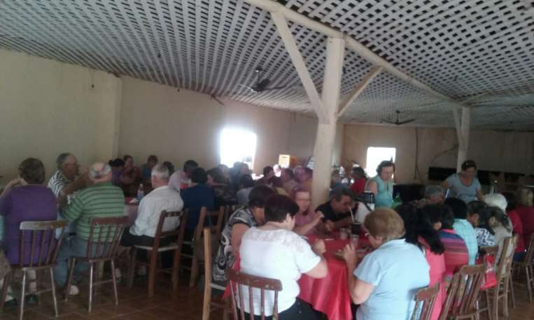 Confraternização do grupo da terceira idade Santo Antônio