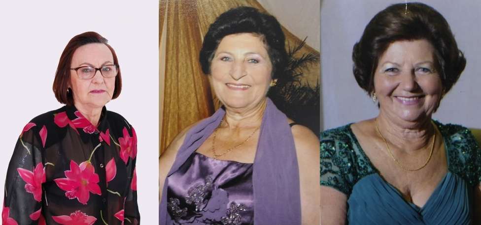 Dolores Lenhart, Gisela Kroth e Iria Schuster