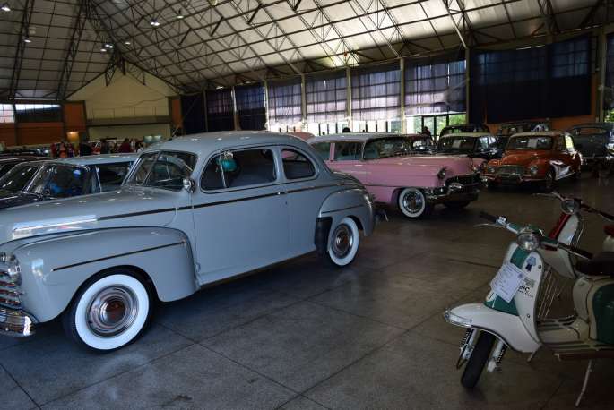 Encontro de carros antigos