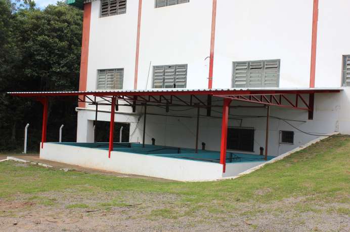 Tanques do parque municipal ganharam novo telhado
