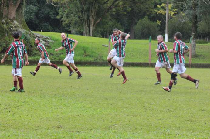 Jogadores do Fluminense vibraram com a virada sobre o Juventus