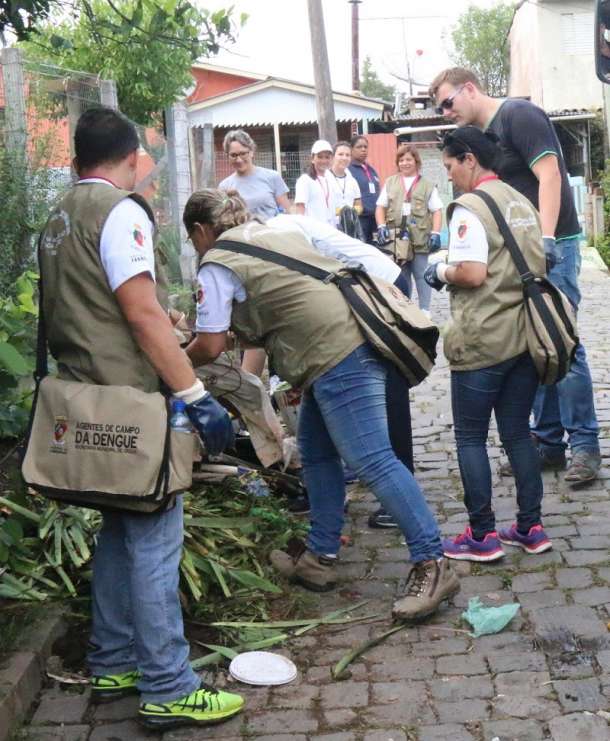 Agentes de Combate a Endemia atuam nos mutirões e diariamente pelos bairros da cidade