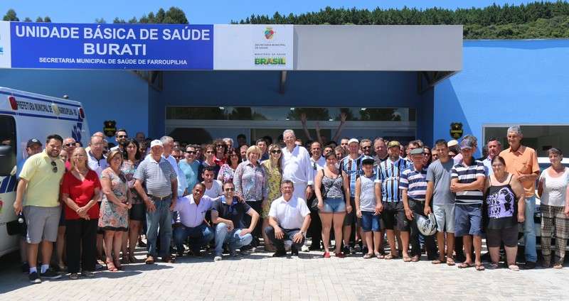Comunidade prestigiou a inauguração da UBS Burati