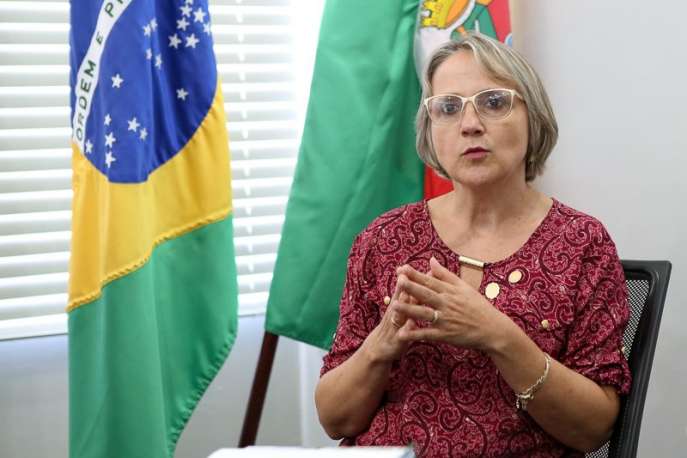 A Secretária de Saúde, Rosane Inês Bourscheidt da Rosa