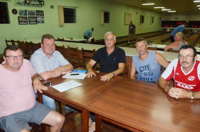 João Ricardo, Daniel, Braun, Silvério e Dércio