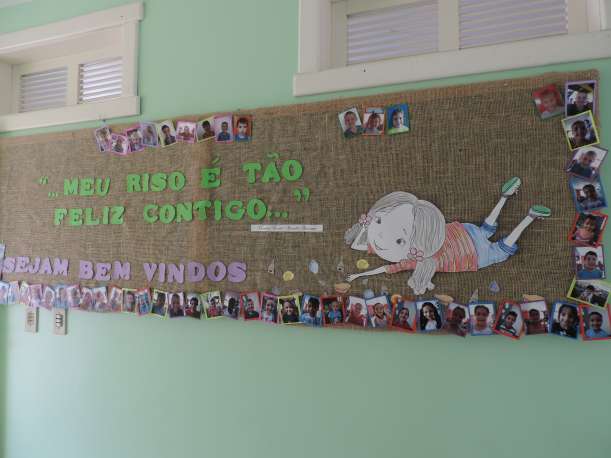 Mural de boas vindas