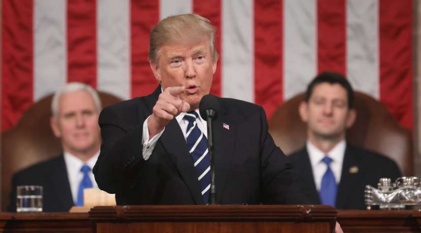 O presidente americano, Donald Trump