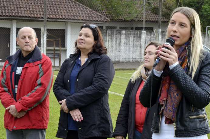 Prefeita e diretores