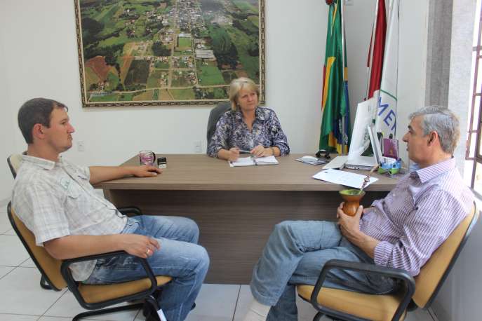Reunião com o secretário de obras