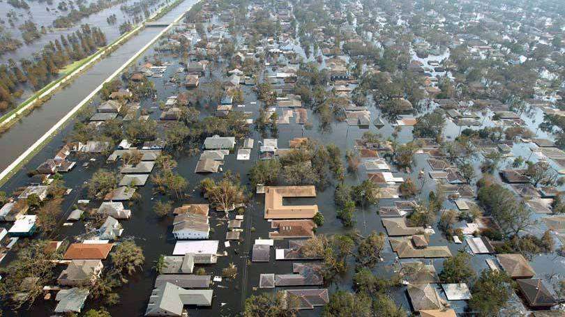 Louisiana alagada após furacão Katrina em 2005: desastre motivou Google a criar Alertas Públicos
