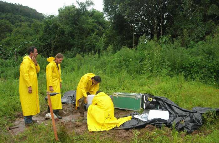Geólogos pesquisaram a movimentação da terra na cidade em 2009 Foto: arquivo