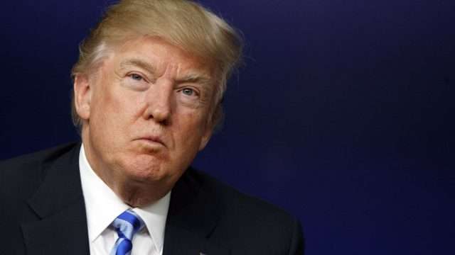 O presidente americano, Donald Trump