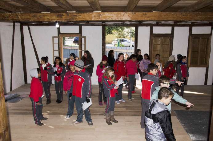 Visita à obra de restauração