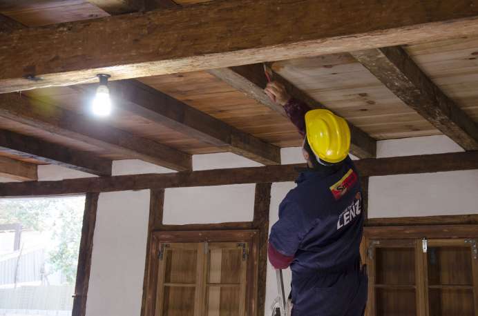Visita à obra de restauração