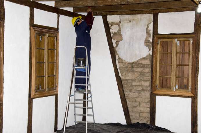 Visita à obra de restauração