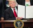 Donald Trump assina ordem executiva para construção de muro na fronteira dos Estados Unidos com o México