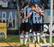 Grêmio venceu o Palmeiras e abriu vantagem para o jogo de volta