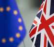 Bandeiras da União Europeia e do Reino Unido