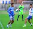 Imagem do último treino da equipe gremista antes de viajar para Chapecó, realizado na manhã da última quarta-feira (07) em Porto Alegre