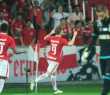 Sasha anotou um belo gol