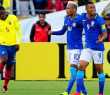 Neymar e Gabriel Jesus comemoram vitória por 3 a 0 contra o Equador