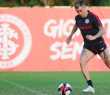 D'Alessandro participou do treino do Internacional, nesta quinta-feira