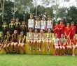 Equipe campeã do revezamento 8x50m misto