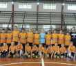 Treinos da escolinha são realizados no Ginásio Municipal Poliesportivo