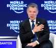 O presidente colombiano, Juan Manuel Santos, durante coletiva de imprensa no Fórum Econômico Mundial, em Davos, no dia 18 de janeiro de 2017