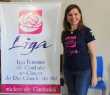 A presidente da Liga Feminina de Combate ao Câncer, Lisiane Carlotto Scomazzon