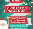 Cartaz chegada do Papai Noel