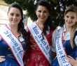 Soberanas Karin Nandaine Schabarum, Isabel Maldaner e Danieli Laís Lehmen representam o evento