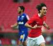 Valdívia comemora o gol da vitória