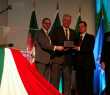 Cônsul geral da Itália em Porto Alegre, Nicola Occhipinti, Prefeito Claiton Gonçalves e o Deputado do Parlamento Italiano Fabio Porta
