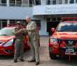 Prefeito entrega novos veículos à Corporação de Bombeiros