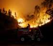 Bombeiros combatem chamas em Portugal